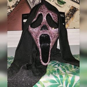 GHOSTFACE PINK BLING Halloween Mask New!